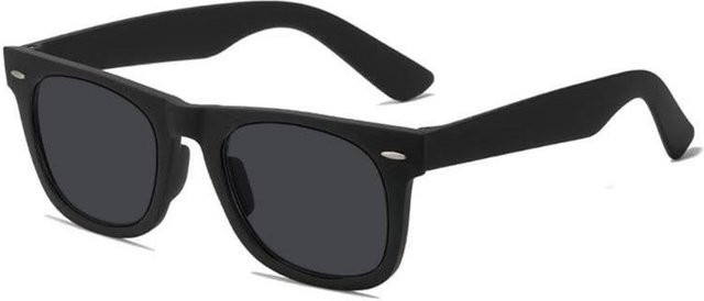 NAPAGE Sonnenbrille, Vollrand, Square, Kunststoff, Unisex, transparent, black - Bild 1