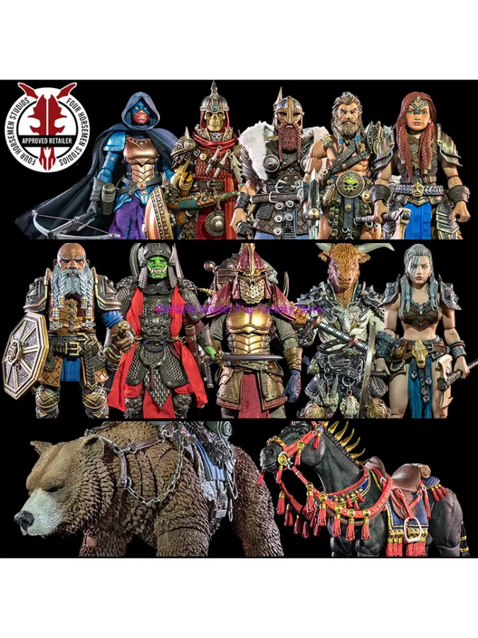 Four Knights Studio Mythic Legion Rising Sons Neve, Actionfigur, 1/12, 6-Zoll - Bild 3