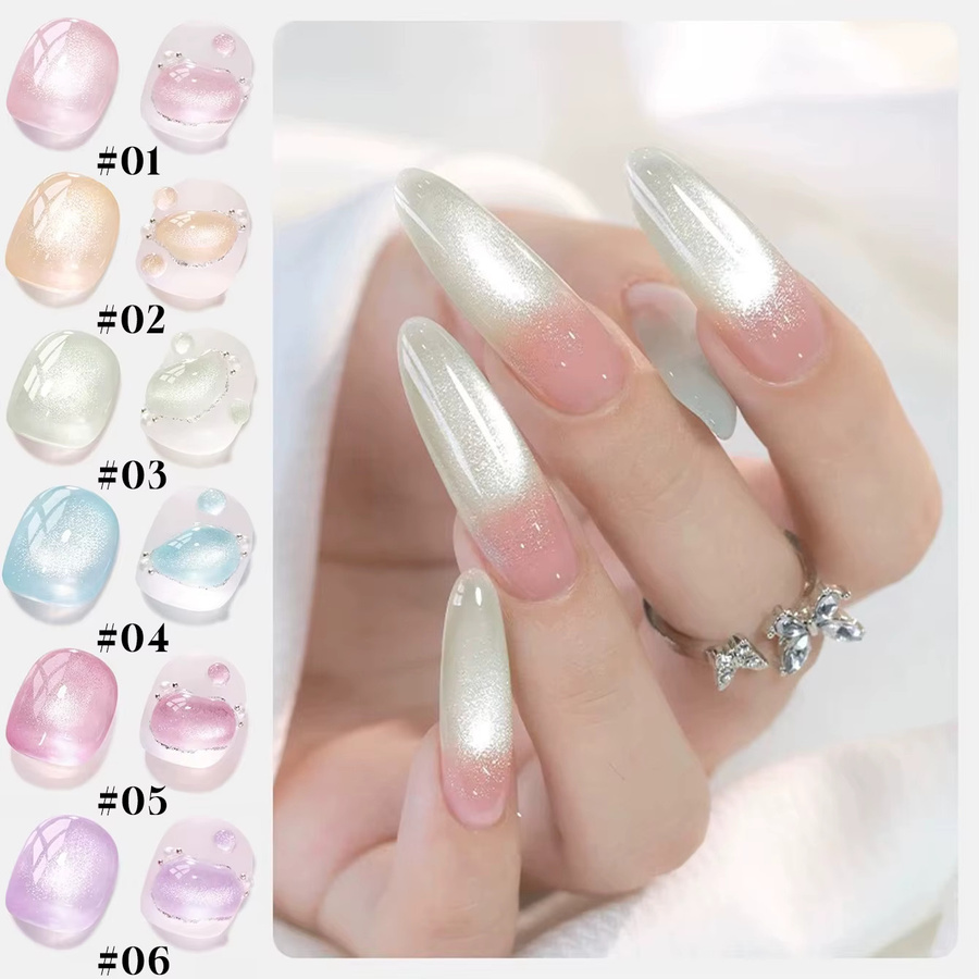 MIANEL Gel-Nagellack, Goldener Schimmer, Satin-Finish - Bild 1