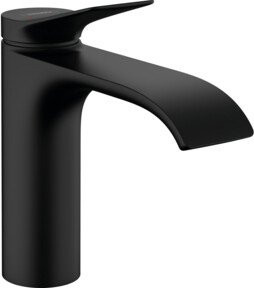 Hansgrohe Waschtisch-Einhebelmischer Vivenis S 110 in Schwarz Matt mit Pop-up-Abfluss und wassersparender Funktion - Bild 1