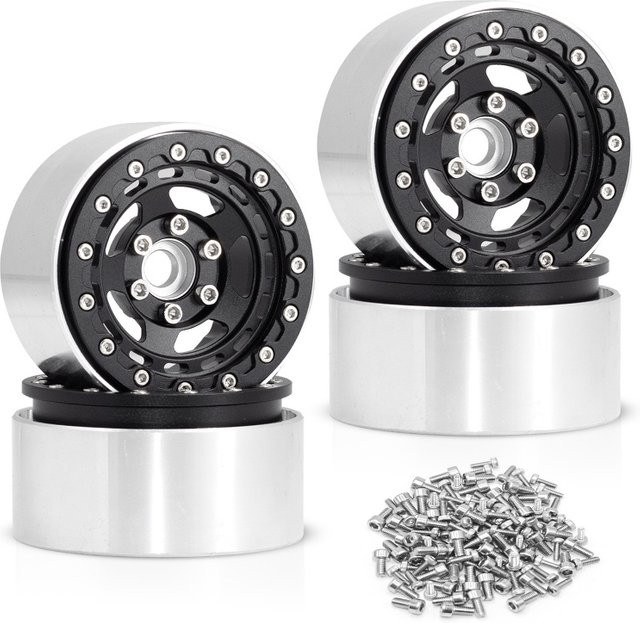 Axail 1/10 Rock Crawler Thunder God Wheels, Fahrzeuge, Grau, Metall - Bild 1