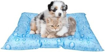 nobleza Kühlbett für Hunde mit Tropfen-Design in Blau und Gel-Beads - Bild 1