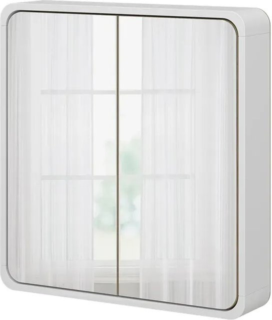 Vicco Badspiegelschrank Arla Weiß/Eiche, B/H: 60 x 60 cm - Bild 1