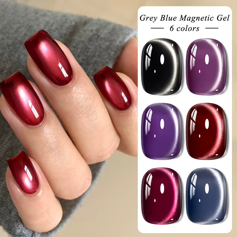 Mtssii Magnetischer Cat Eye Gel Nagellack, Schimmernd, 7 ml - Bild 6