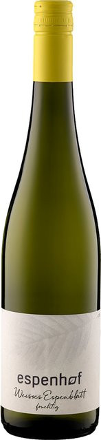 Espenhof Weisses Espenblatt Riesling lieblich 2025 Weißwein 0,75 l - Bild 1
