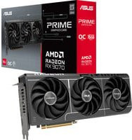 Asus Radeon RX 9070 OC PRIME EVO Edition Grafikkarte, 16GB, Schwarz-Grau - Bild 1