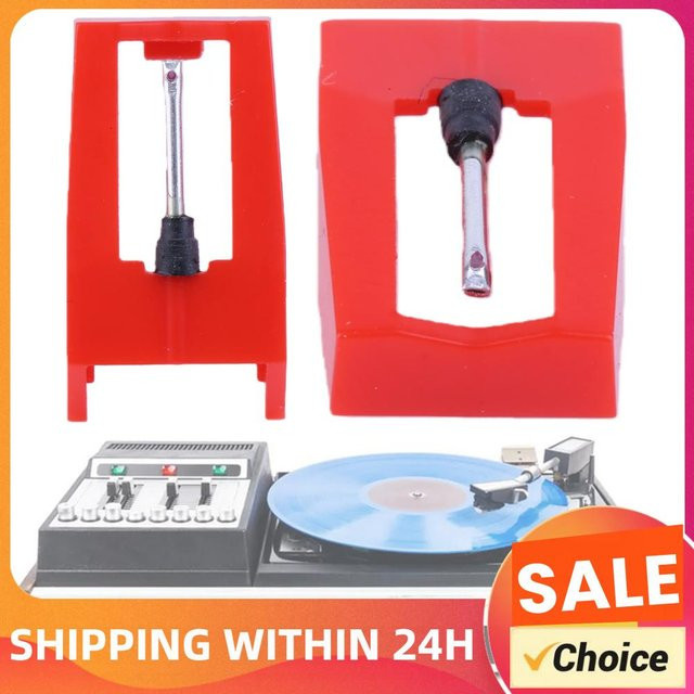 Alloet Vinyl-Nadelersatz in Rot für Crosley Victrola Sylvania Boytone zur Verbesserung der Klangqualität - Bild 1