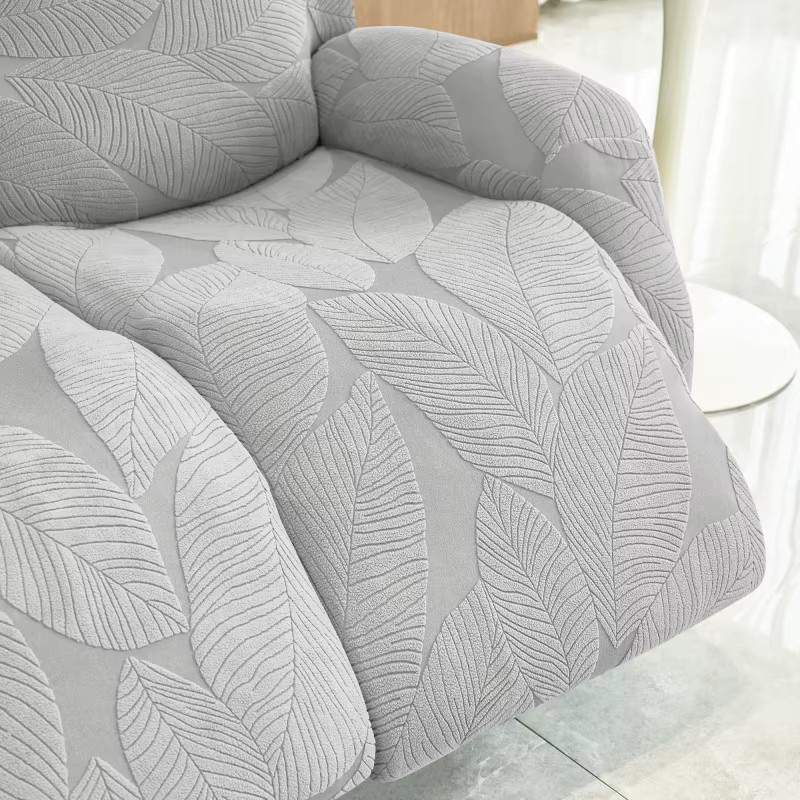 WANERQU Elastische 3-Sitzer Sofaüberzüge in Grau, Waschbare Stretch-Bezüge für dein Relaxsofa - Bild 2
