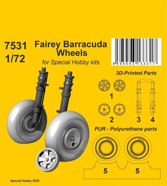 Special Hobby Fairey Barracuda - Wheels - Bild 1