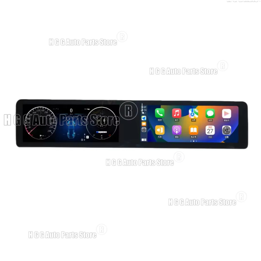 YANFU Autoradio mit Doppelbildschirm für Mercedes Benz S-Klasse W221 und CL W216 (2005-2013) inklusive GPS-Navigation und Carplay in Schwarz mit 12,3 Zoll Display - Bild 6