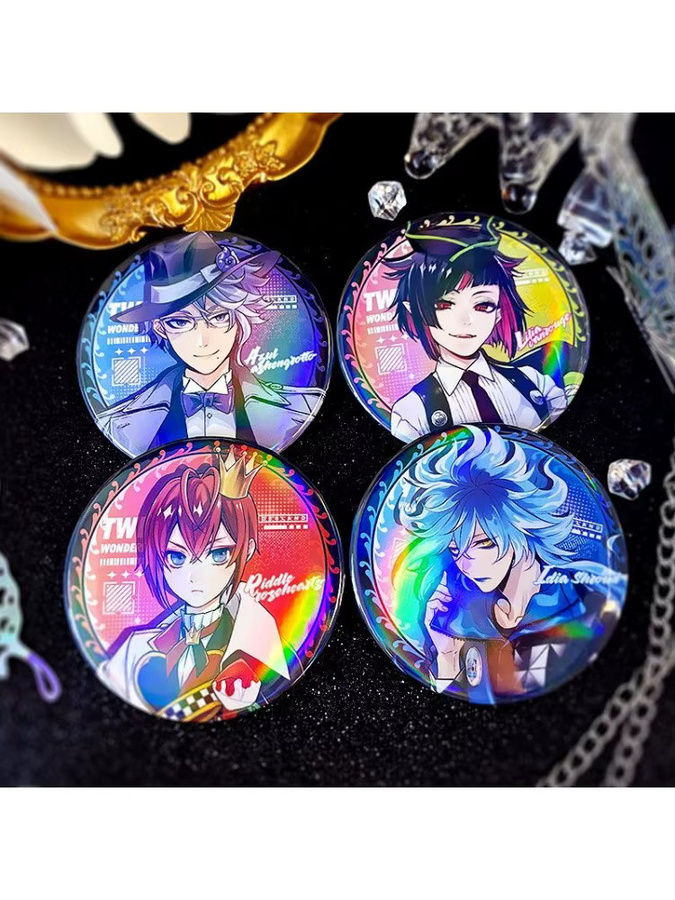 Disney Twisted-Wonderland Riddle Rosehearts Jack Howl Blechabzeichen - Bild 3