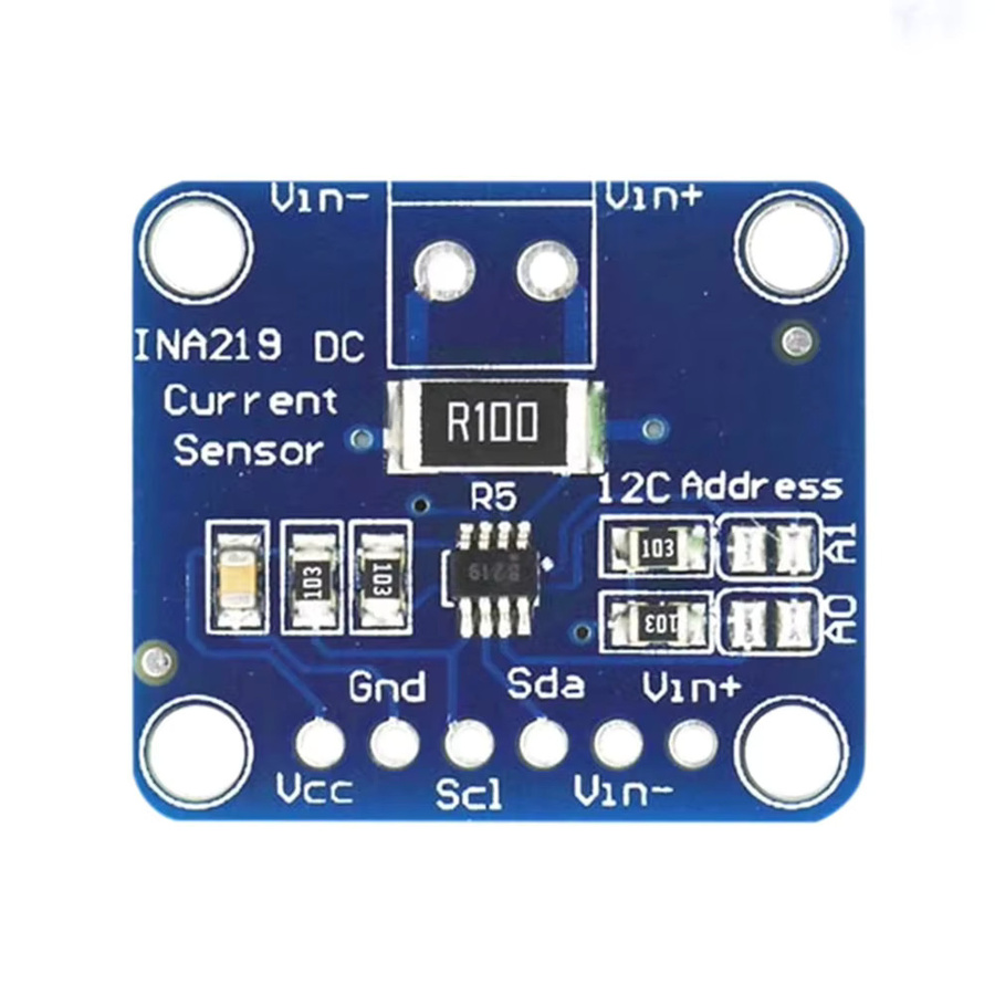 MCU-219 INA219 Bidirektionaler Stromsensor Breakout-Modul I2C Zero Drift Power Monitoring Sensor in Blau - Bild 4