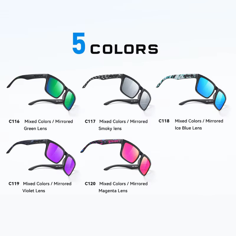 KDEAM Sonnenbrille, Vollrand, Kunststoff, Unisex - Bild 4