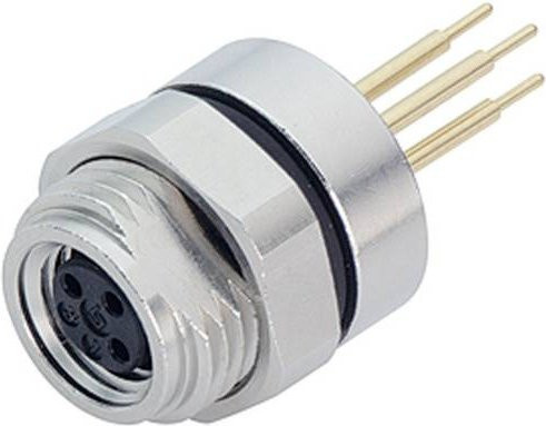 Binder Sensor-Aktor-Einbausteckverbinder M8 Buchse gerade 4-polig silber 09-3390-80-04 - Bild 1
