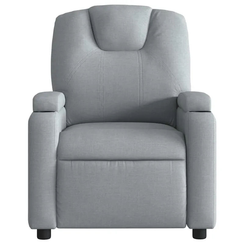 Vidaxl Ausklappbarer Massagesessel in Grau mit Stoffbezug und modernem Design - Bild 2
