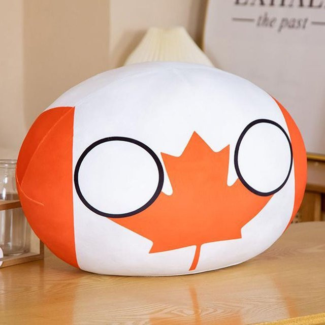 Polandball Kissen, Plüschtier, 20cm, ab 14 Jahren - Bild 1