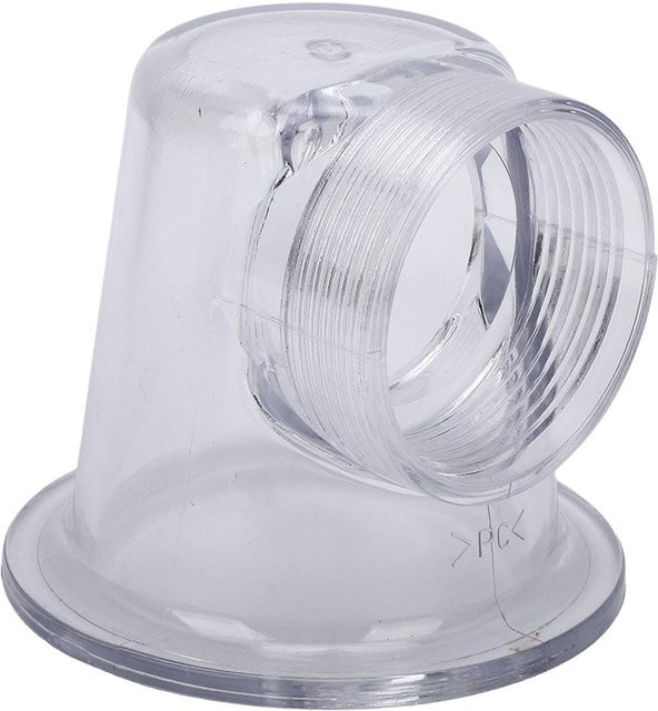 Transparenter Vorfilterdeckel Einsatz aus Polycarbonat für Musysh Umwälzpumpe SPS100 SPS75 SPS50 SPS25 in Weiß - Bild 1