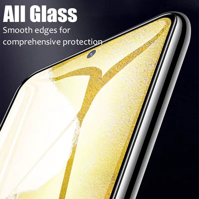 3er-Set gehärtetes Glas Displayschutz für Samsung Galaxy S25 S24 S23 Plus A55 A35 A25 A15 A05S in Transparent - Bild 2