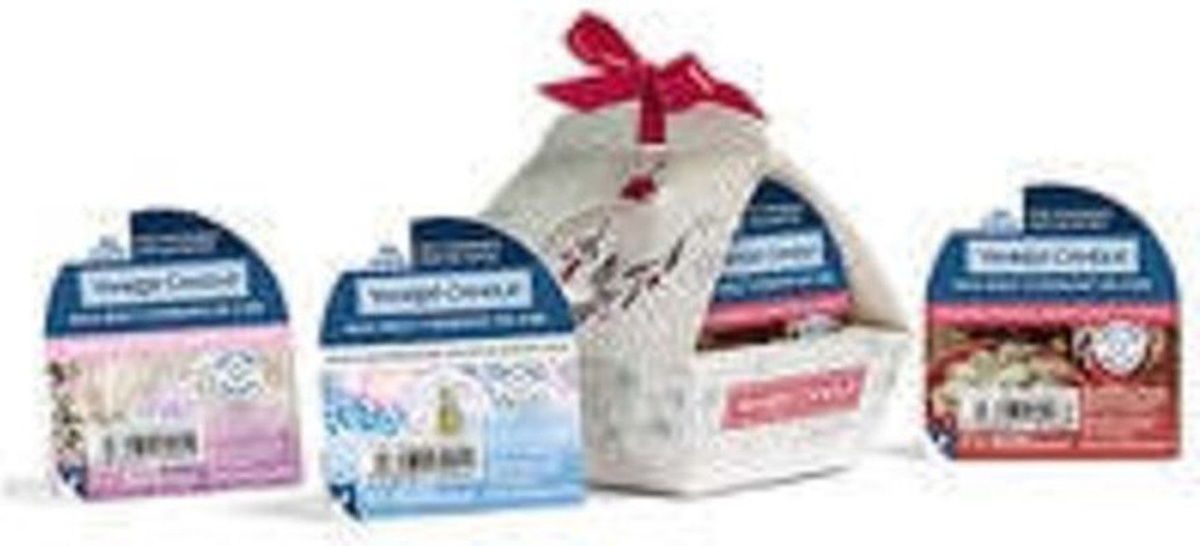 Yankee Candle Snow Globe Wonderland Duftendes Wachs-Geschenkset, Mehrfarbig, 220g - Bild 1