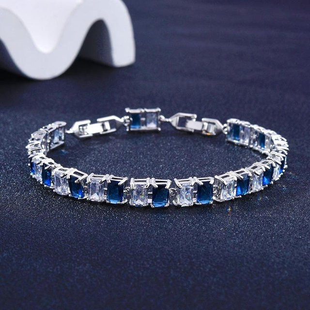YIRAN Armband, Kupfer, Zirkonia, Diamant, gray, Damen - Bild 1