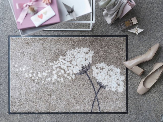 Salonloewe Fußmatte beige rutschhemmend und UV-beständig - Bild 1