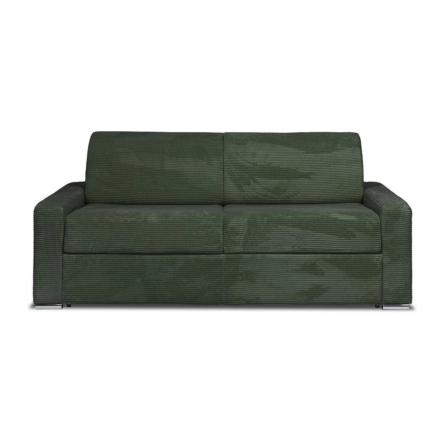 Vente-unique Schlafsofa Calito Polstersofa in Tannengrün mit Breite: 216 cm - Bild 2