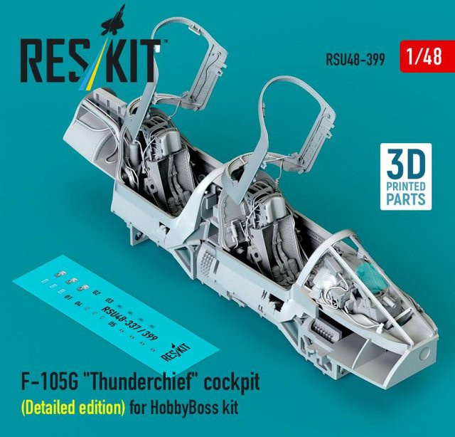HobbyBoss F-105G Thunderchief Cockpit, Detailed Edition, 1:48 - Bild 1