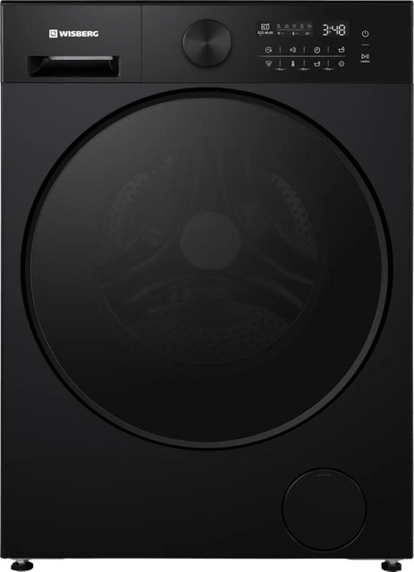 Wisberg SmartDose WBWM5A5B9ML Waschmaschine in Schwarz mit App-Steuerung, Auto-Dosierung und Dampfprogrammen, Frontlader, 9,0 kg - Bild 1