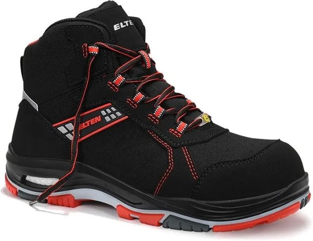 Elten Sicherheitsstiefel IAN XXTP RED Mid ESD S2 in Rot/Schwarz, Größe 43 - Bild 1