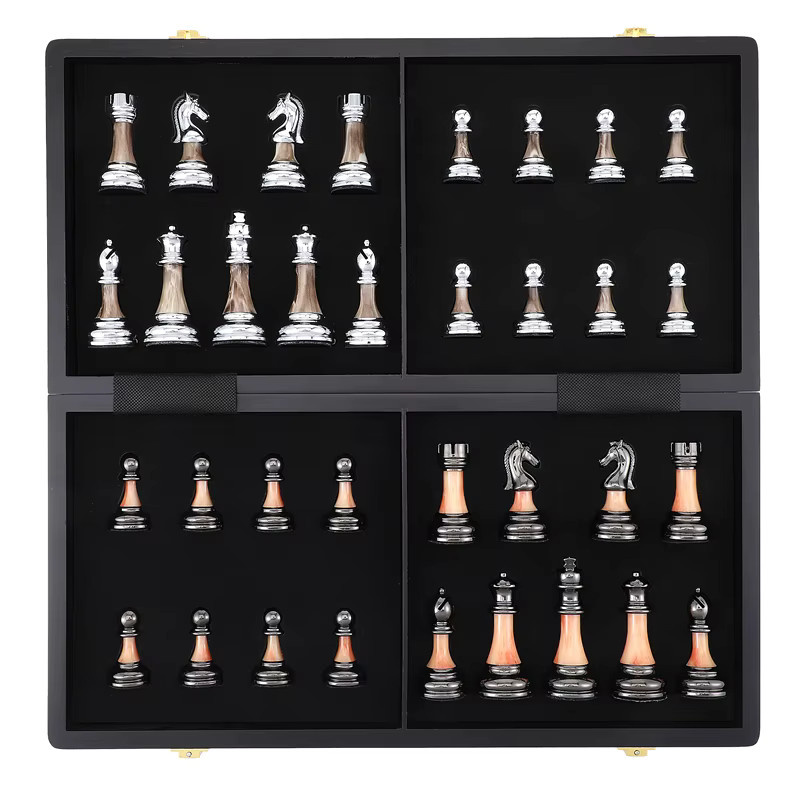 Yernea Schachspiel, Strategiespiel, Holz und Kunststoff - Bild 4