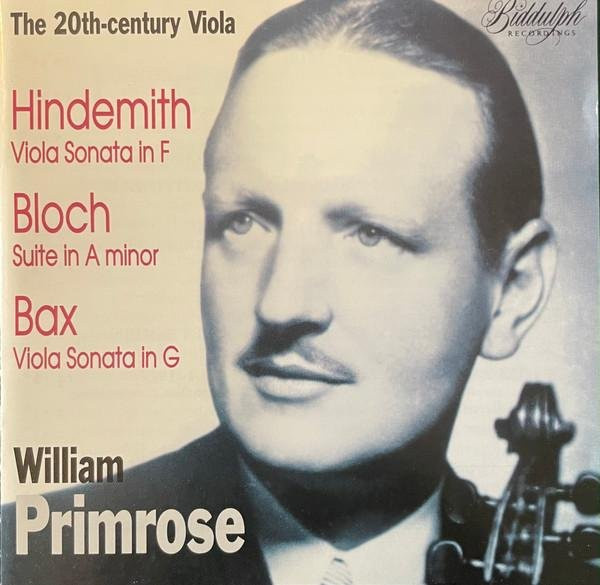 Biddulph Recordings CD Meisterwerke des 20. Jahrhunderts mit Hindemith, Bloch und Bax - William Prim - Klassik - Grau - Gebraucht - Bild 1
