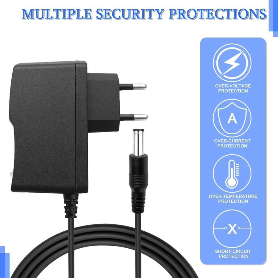 AEVYVKV Netzteil AC 220V 110V zu DC 5V Adapter in Schwarz für Router und LED Streifen - Bild 1