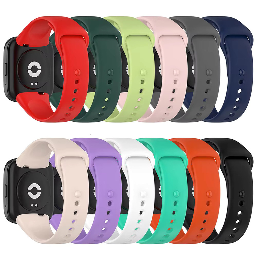 Xiaomi Uhrenarmband Silikon, Redmi Watch 3 Active/Lite, Schwarz, Unisex - Bild 3