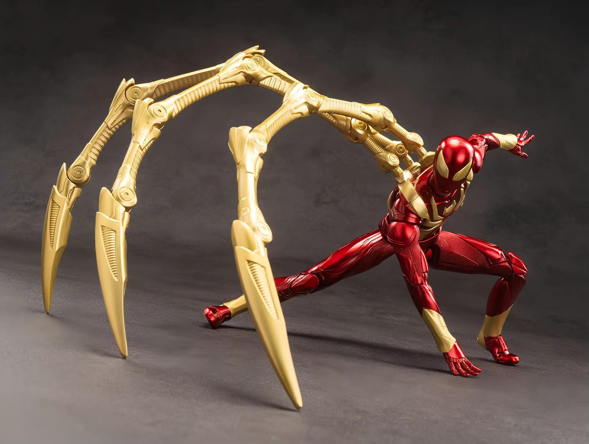 ZD Toys Marvel The Avengers Spider-Man Spider-Punk Iron Spider PS4 Spider-Man 2099 Miles, Actionfigur - Bild 2
