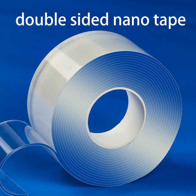 Doppelseitiges NanoTape transparentes hochviskoses Klebeband ohne Rückstände - Bild 1