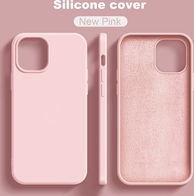 Candy Color Soft Schutzhülle für iPhone 16 Pro Max 15 14 13 12 11 Mini XR XS Plus 7 8 in Lila und Pink - Bild 1