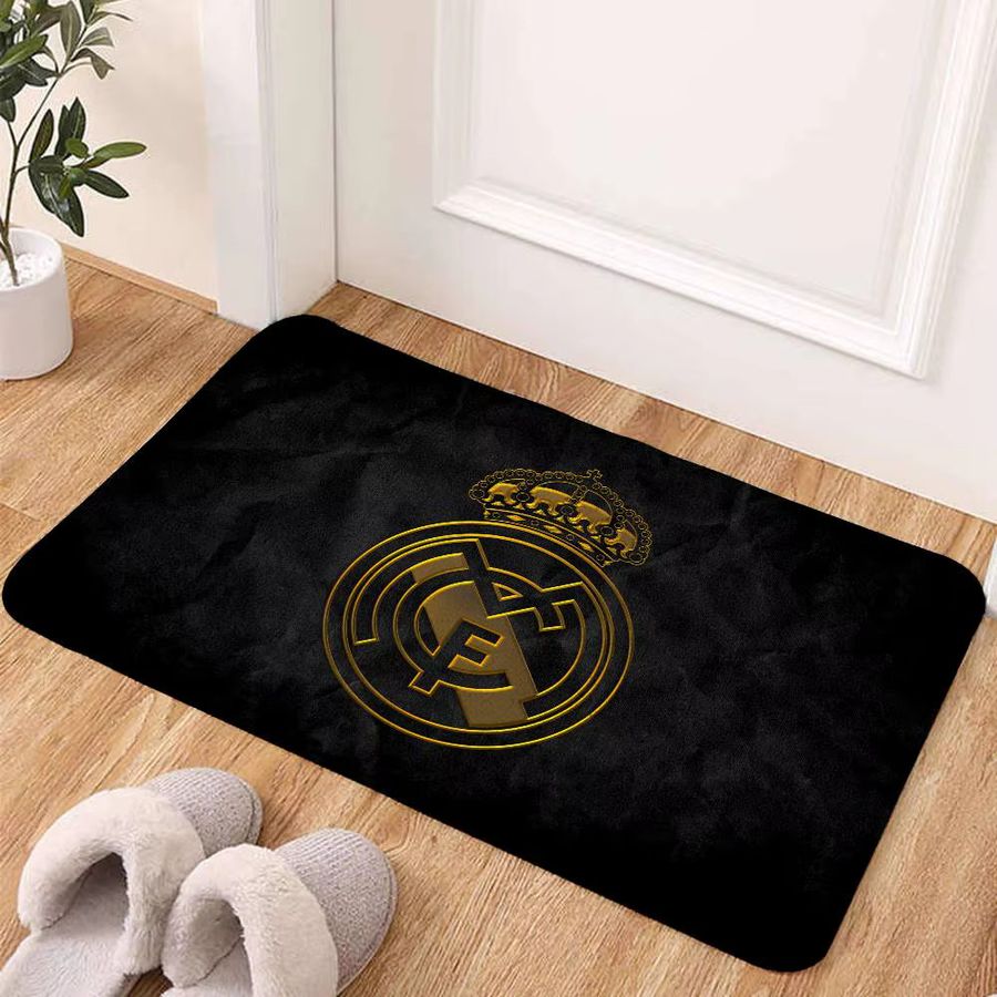 Kayou Fußball Fußmatte R-RMCF in Schwarz für Wohnzimmer und Eingangsbereich mit Anti-Rutsch-Funktion - Bild 5