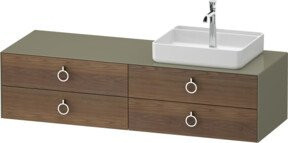 Duravit Waschtischunterschrank White Tulip in White, B/T: 160 x 55 cm - Bild 1