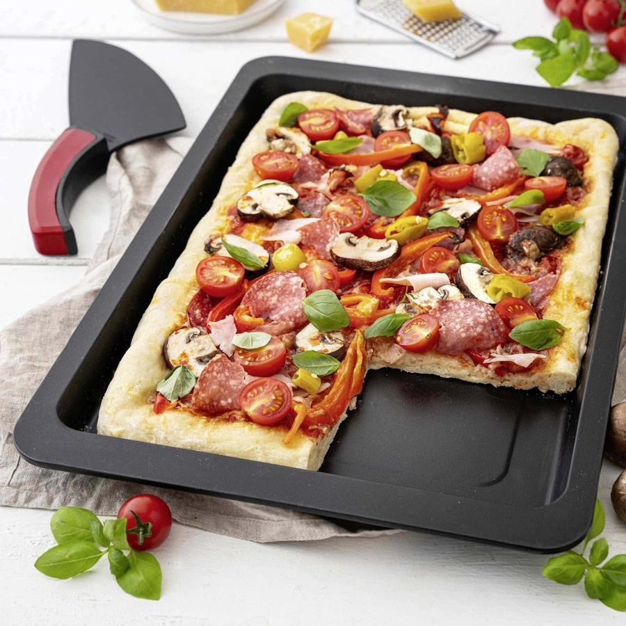 Zenker Pizzablech Special Countries, Schwarz, B/T: 42 x 29 cm, Antihaftbeschichtung - Bild 2