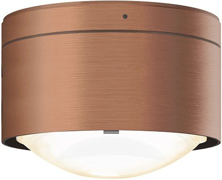 Top Light Puk! 120 One Avantgarde LED-Deckenleuchte in Kupfer gebürstet mit mattem Glas und warmweißem Licht (2700K) - Bild 1