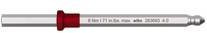 Wiha Torque Innen-Sechskant Wechselklinge aus Edelstahl, 4 mm, 20 mm, Farbe Silber - Bild 1