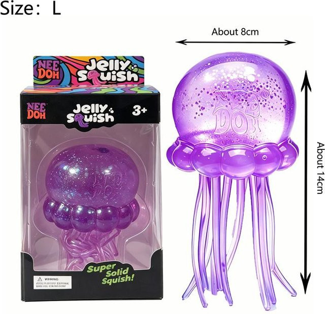 Needoh Jelly Squish L, Fidget Sensorisches Spielzeug - Bild 1