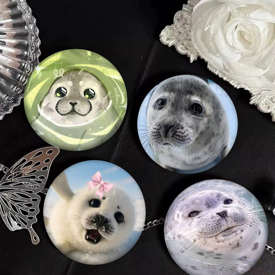 Seal Sea Brosche, Bunt, Verspielt - Bild 3