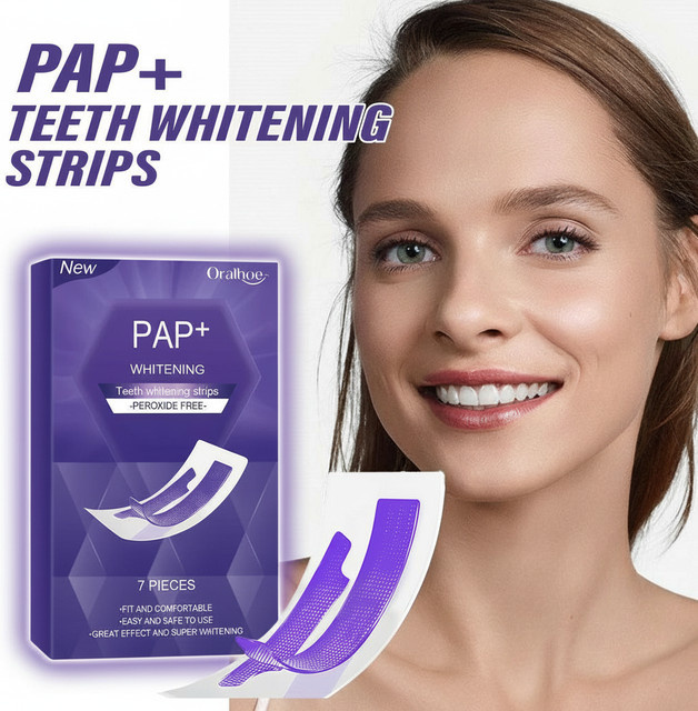 Oralhoe Zahnaufhellungsstreifen, Lila, Unisex - Bild 1