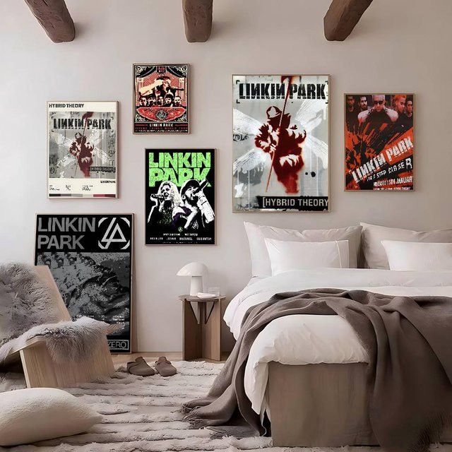 Selbstklebender Kunstposter Retro Kraftpapier Aufkleber von Potdemiel im Vintage Design für dein Zimmer, Bar oder Café - Bild 1