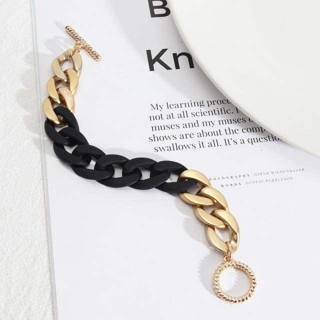Allbestart Armband, Metall, Harz, schwarz, Unisex - Bild 1