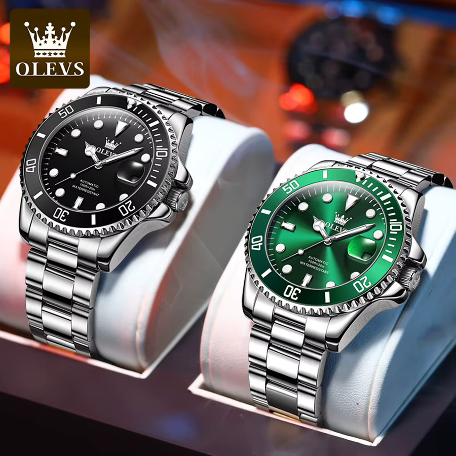 OLEVS Armbanduhr Automatik, Edelstahl, Herren - Bild 2