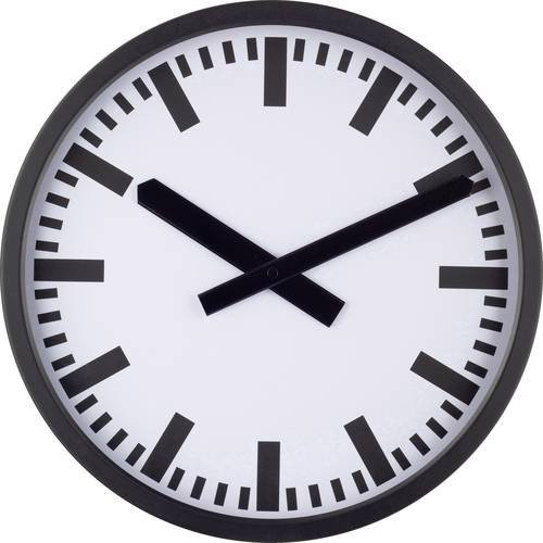 EUROTIME Funkuhr, Schwarz matt, Unisex - Bild 1
