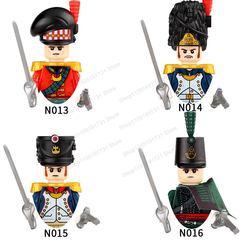 DR.TONG Mittelalterliche Militär-Soldatenfiguren Napoleon, Bausteine, Zubehör - Bild 2