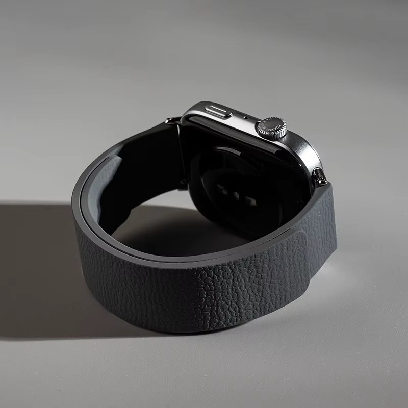 Uhrenarmband Silikon, Magnetband, Schwarz, Huawei Watch Fit 4/3 - Bild 2